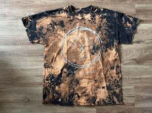 Bleach-Dyed "Sacred Bones X" T-Shirt